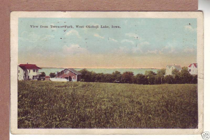 View from Terrace Park West Okoboji Lake Iowa