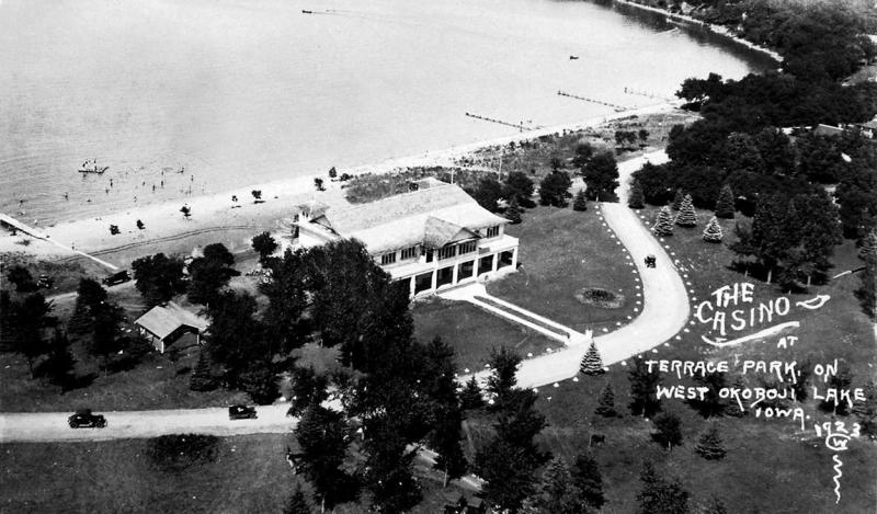Terrace Park Casino from the air
